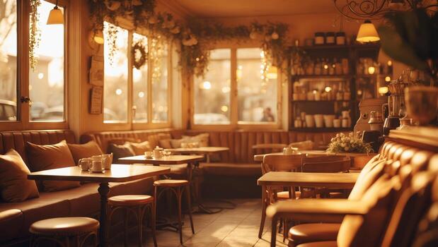 Cafe interior